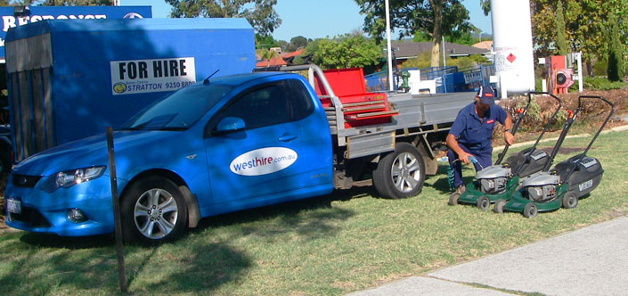 west hire trailers mowers perth