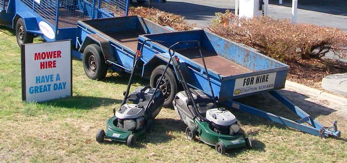 mower rentals perth